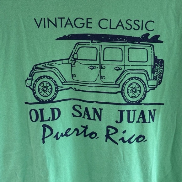 San Juan Puerto Rico Vintage Classic Mens Tee Shirt Size Large 100% Cotton NWT - Picture 3 of 7